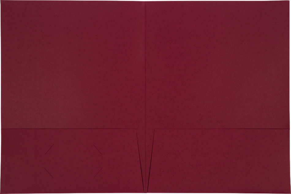 Burgundy Linen 9 x 12 Folders