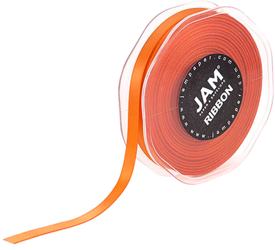 Orange Satin 3/8 Inch x 25 Yards Ribbon