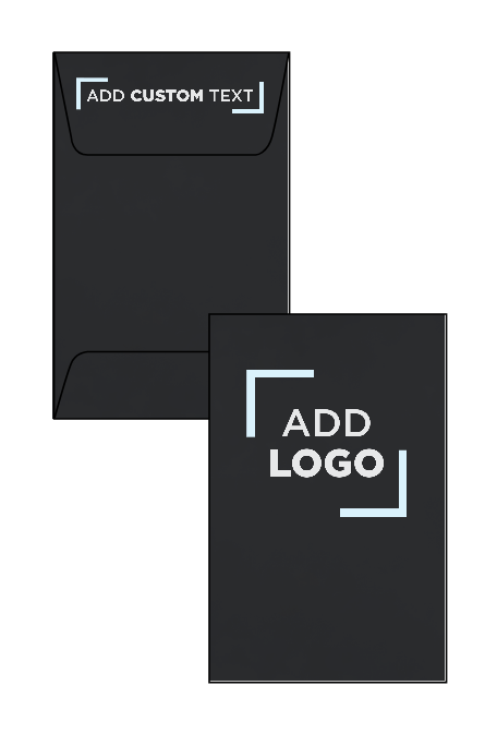 Smooth Midnight Black 32lb #1 Coin Envelopes (2 1/4 x 3 1/2)