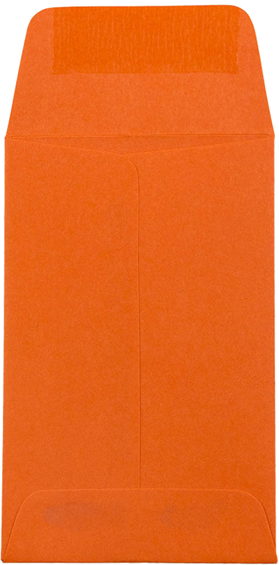 Mandarin Orange 32lb #1 Coin Envelopes (2 1/4 x 3 1/2)