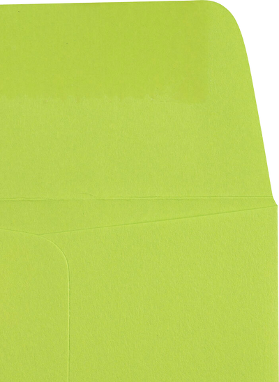Wasabi Lime Green 32lb #1 Coin Envelopes (2 1/4 x 3 1/2)