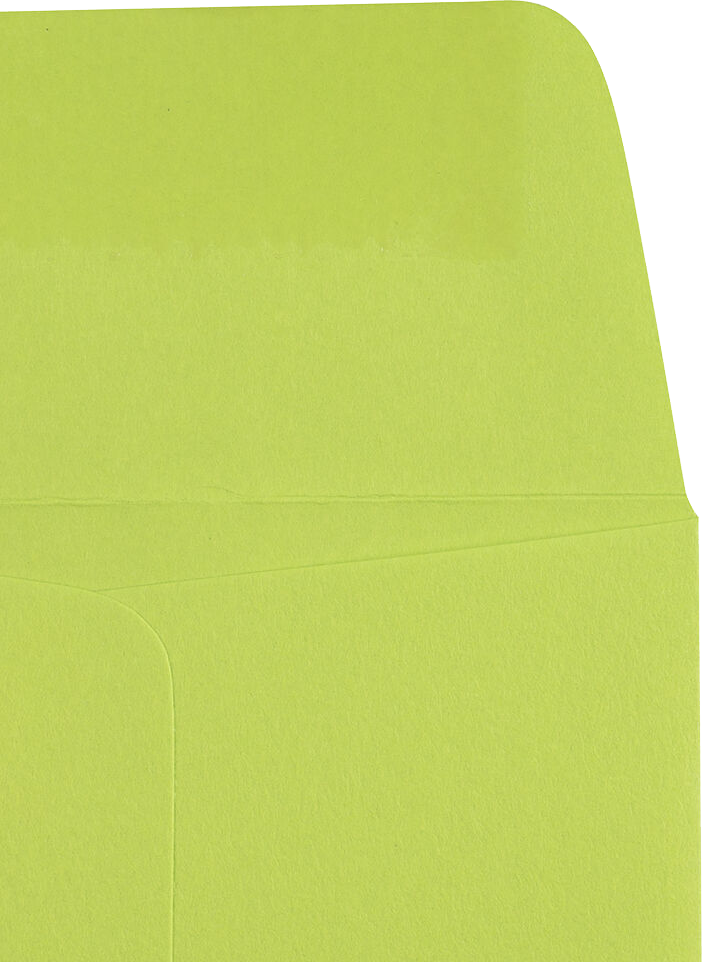 Wasabi Lime Green 32lb #1 Coin Envelopes (2 1/4 x 3 1/2)