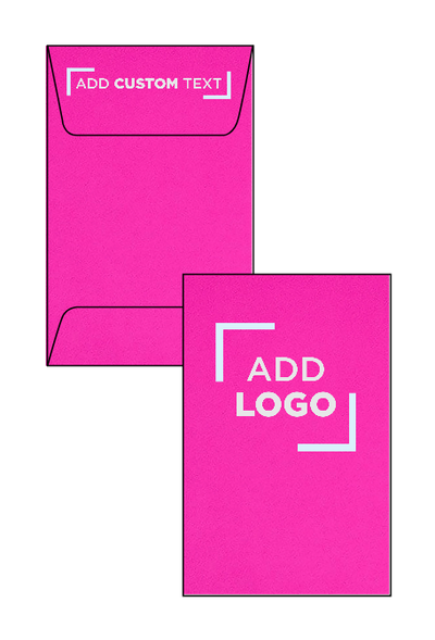 Fuchsia Pink Magenta 32lb #1 Coin Envelopes (2 1/4 x 3 1/2)