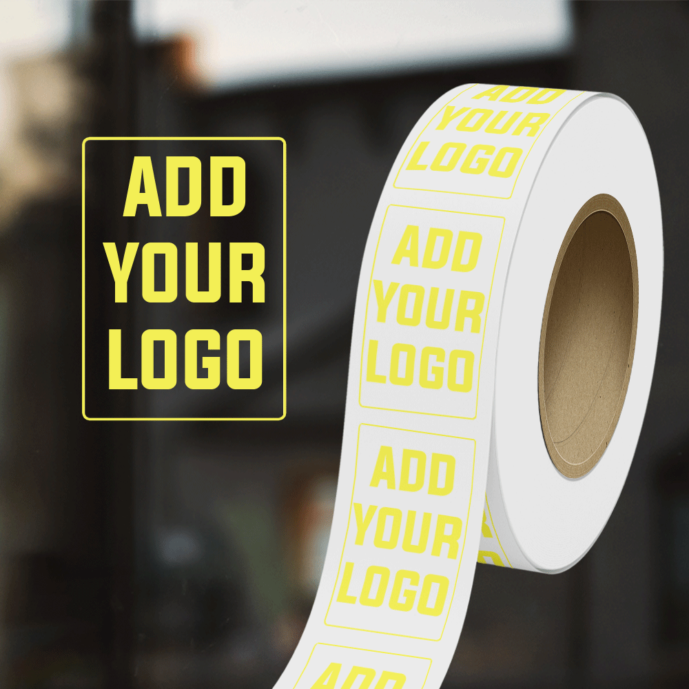 Clear 2 x 3 Inch Roll of Rectangle Labels - Tear Resistant with High Gloss Film Layer
