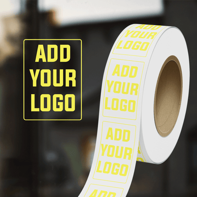 Clear 2 x 3 Inch Roll of Rectangle Labels - Tear Resistant with High Gloss Film Layer