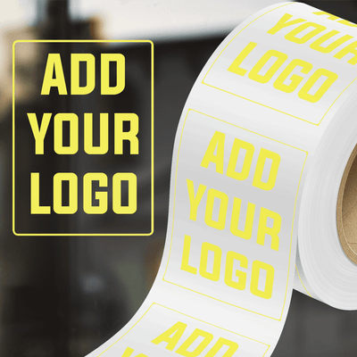 Clear 4 x 6 Inch Roll of Rectangle Labels - Tear Resistant with High Gloss Film Layer