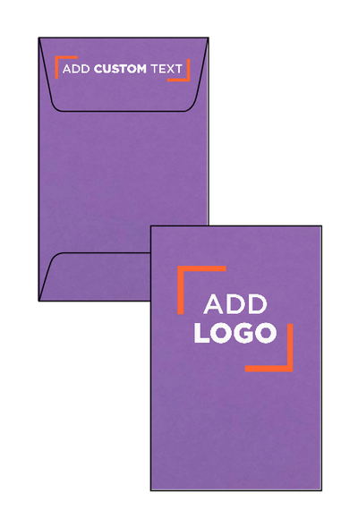 Violet Grape Purple 28lb #1 Coin Envelopes (2 1/4 x 3 1/2)