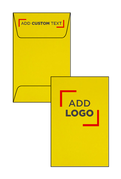 Yellow 24lb #1 Coin Envelopes (2 1/4 x 3 1/2)
