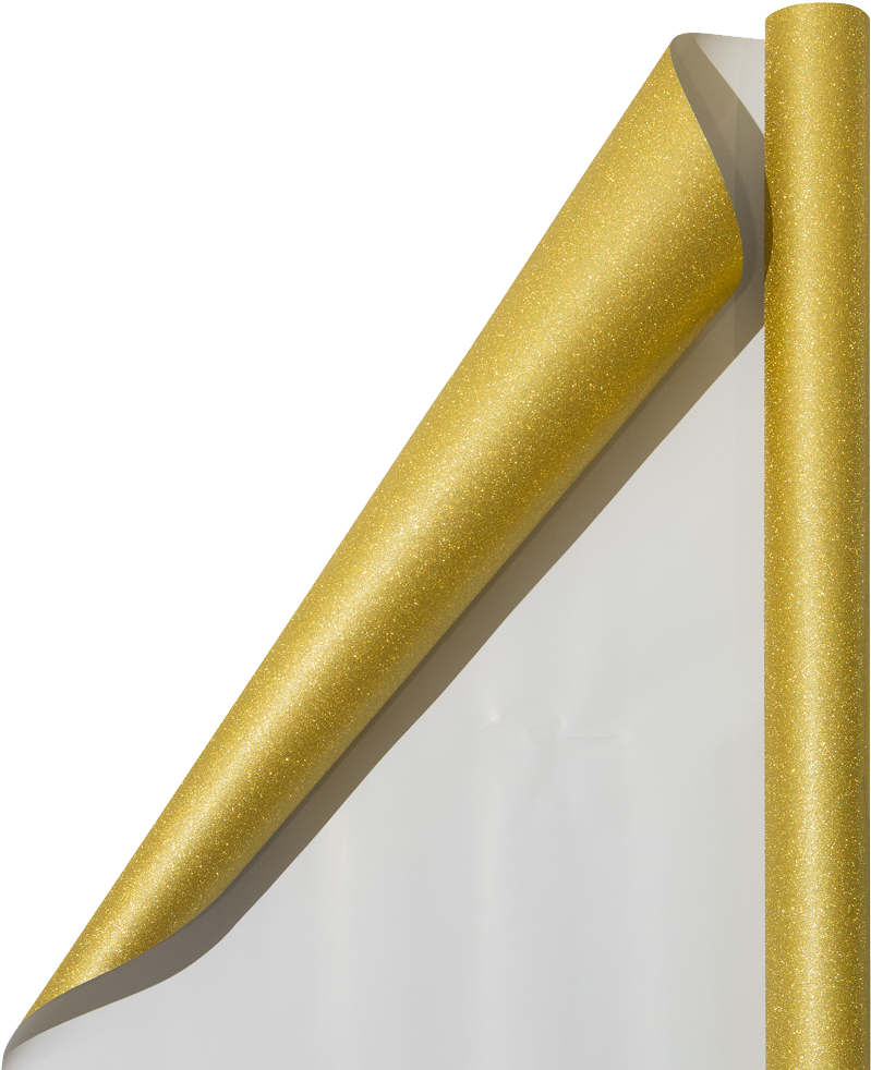 Gold Glitter Wrapping Paper (25 Sq Ft)