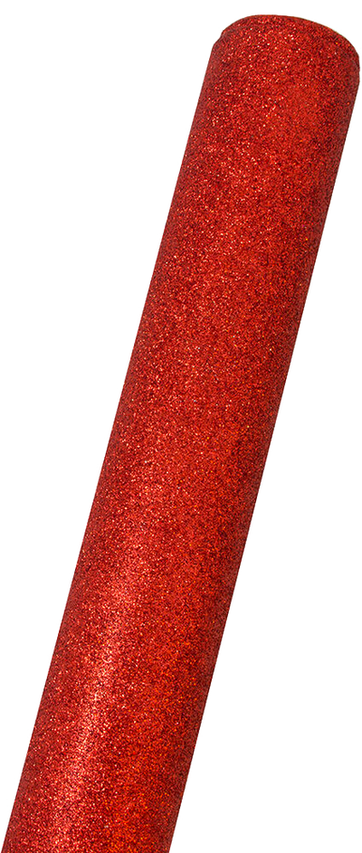 Red Glitter Wrapping Paper (25 Sq Ft)