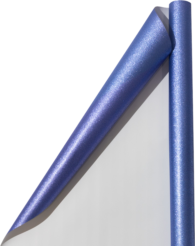 Violet Blue Glitter Wrapping Paper (25 Sq Ft)
