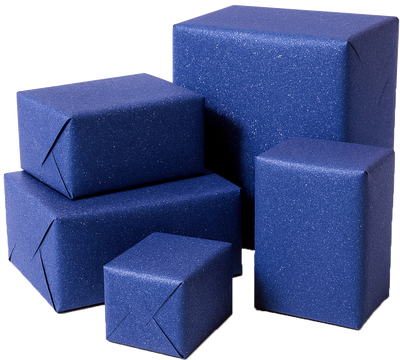 Violet Blue Glitter Wrapping Paper (25 Sq Ft)