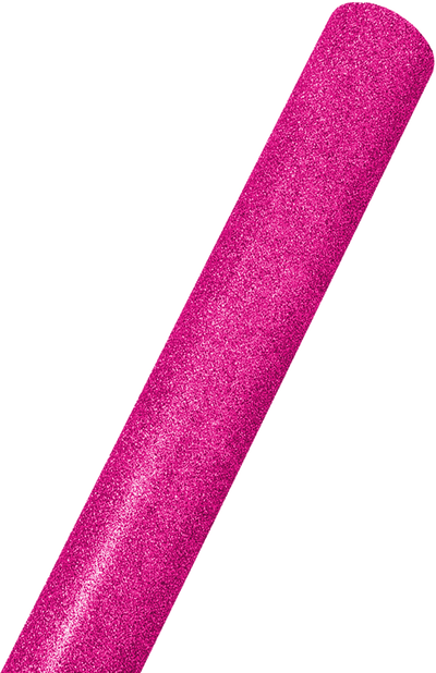 Fuchsia Glitter Wrapping Paper (25 Sq Ft)