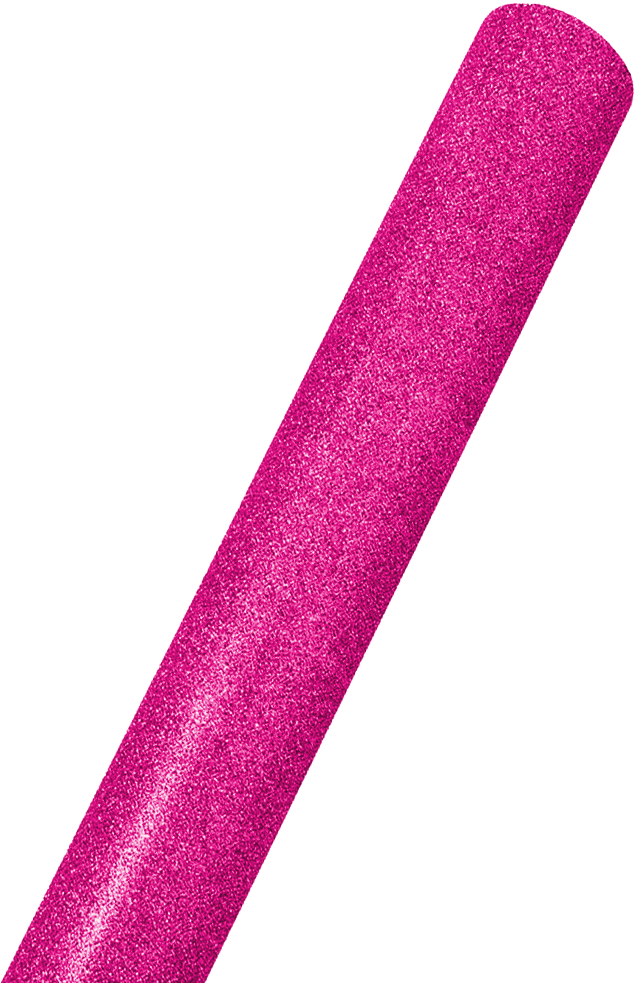 Fuchsia Glitter Wrapping Paper (25 Sq Ft)