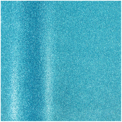 Aqua Glitter Wrapping Paper with Tape with Double-Sided Tape Set (25 Sq Ft)