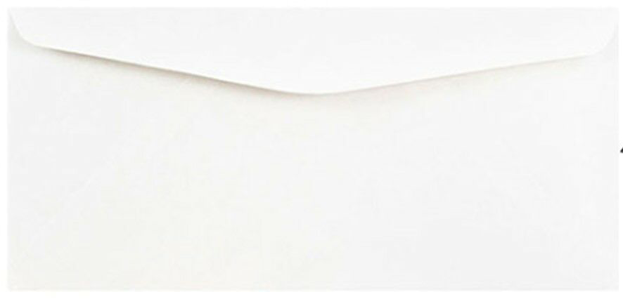 White 28lb #10 Regular Envelopes (4 1/8 x 9 1/2)