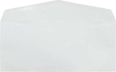 White 28lb #10 Regular Envelopes (4 1/8 x 9 1/2)