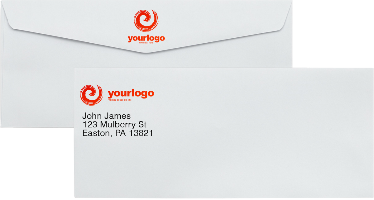 White 28lb #10 Regular Envelopes (4 1/8 x 9 1/2)