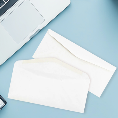 White 28lb #10 Regular Envelopes (4 1/8 x 9 1/2)