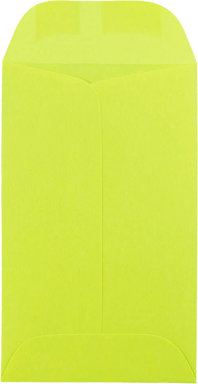 Wasabi Lime Green 32lb #3 Coin Envelopes (2 1/2 x 4 1/4)