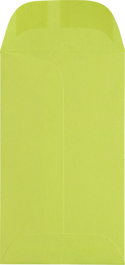 Wasabi Lime Green 32lb #3 Coin Envelopes (2 1/2 x 4 1/4)