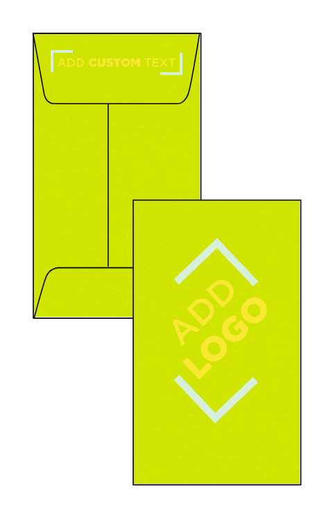 Wasabi Lime Green 32lb #3 Coin Envelopes (2 1/2 x 4 1/4)
