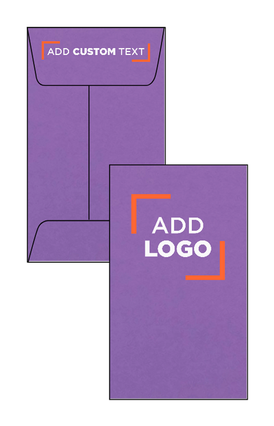 Violet Grape Purple 28lb #3 Coin Envelopes (2 1/2 x 4 1/4)
