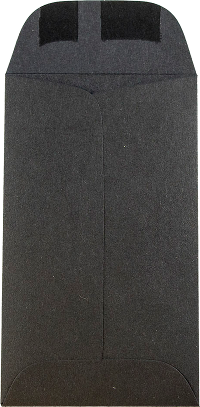 Smooth Midnight Black 32lb #3 Coin Envelopes (2 1/2 x 4 1/4)