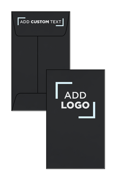 Smooth Midnight Black 32lb #3 Coin Envelopes (2 1/2 x 4 1/4)