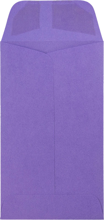 Violet Grape Purple 28lb #5 1/2 Coin Envelopes (3 1/8 x 5 1/2)