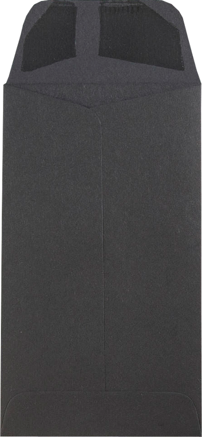 Smooth Midnight Black 32lb #5 1/2 Coin Envelopes (3 1/8 x 5 1/2)