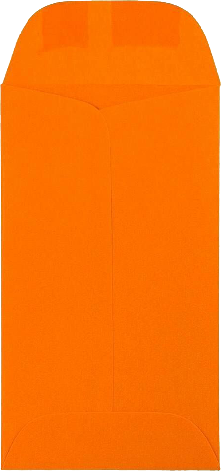 Mandarin Orange 32lb #6 Coin Envelopes (3 3/8 x 6)