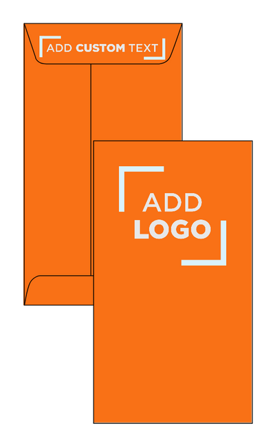 Mandarin Orange 32lb #6 Coin Envelopes (3 3/8 x 6)