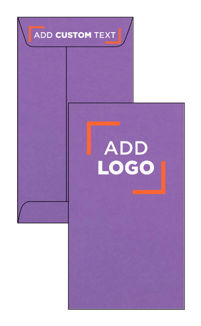 Violet Grape Purple 28lb #6 Coin Envelopes (3 3/8 x 6)