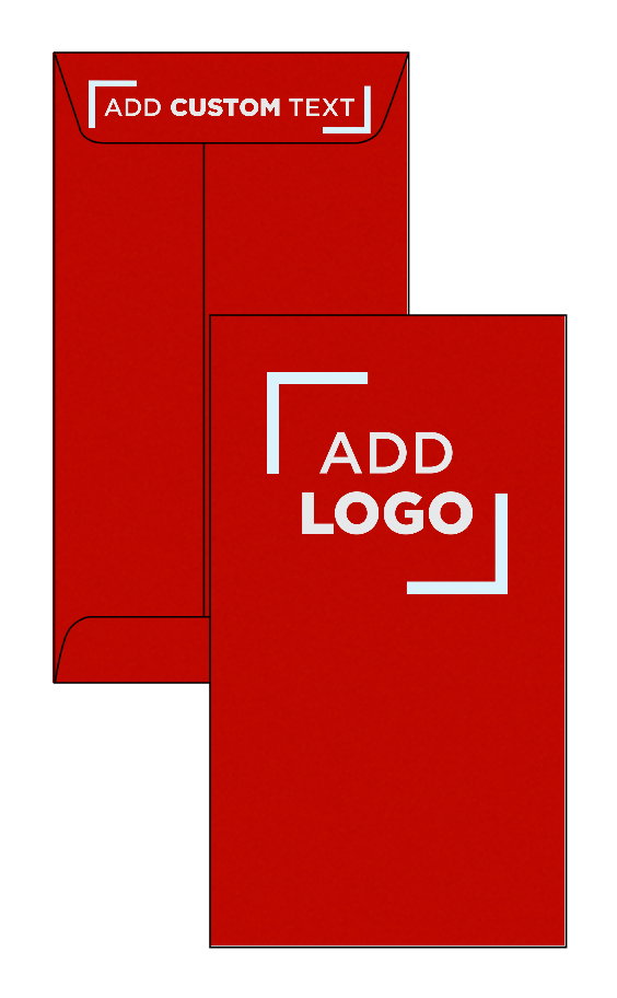 Red 24lb #6 Coin Envelopes (3 3/8 x 6)