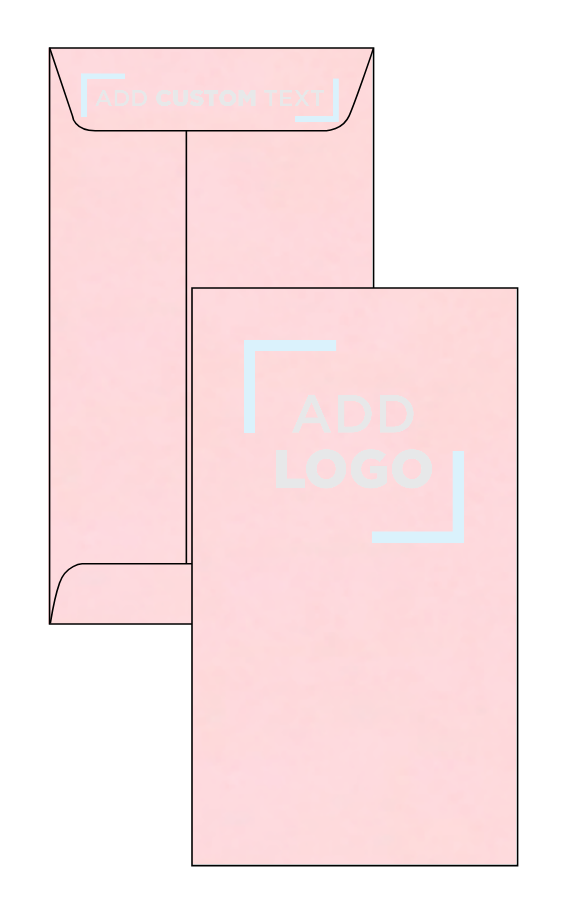 Baby Candy Pink 32lb #6 Coin Envelopes (3 3/8 x 6)
