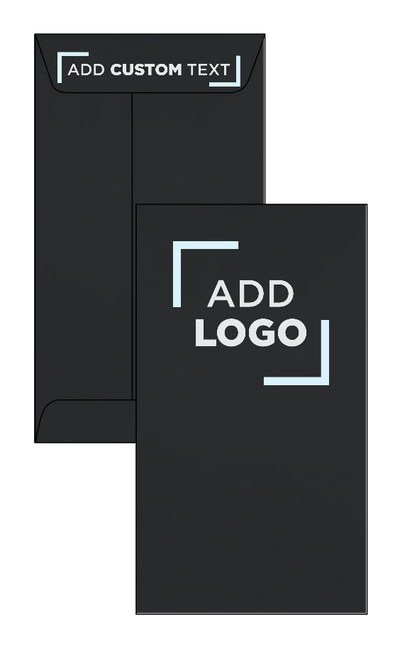 Smooth Midnight Black 32lb #6 Coin Envelopes (3 3/8 x 6)