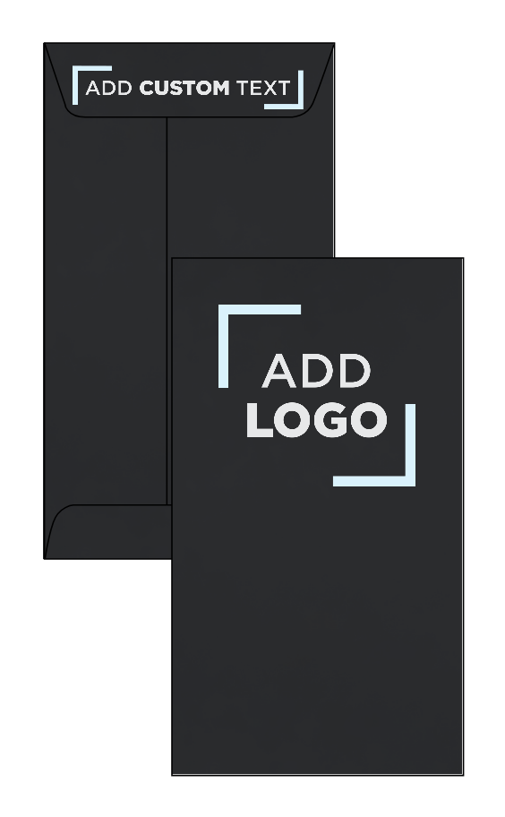 Smooth Midnight Black 32lb #6 Coin Envelopes (3 3/8 x 6)