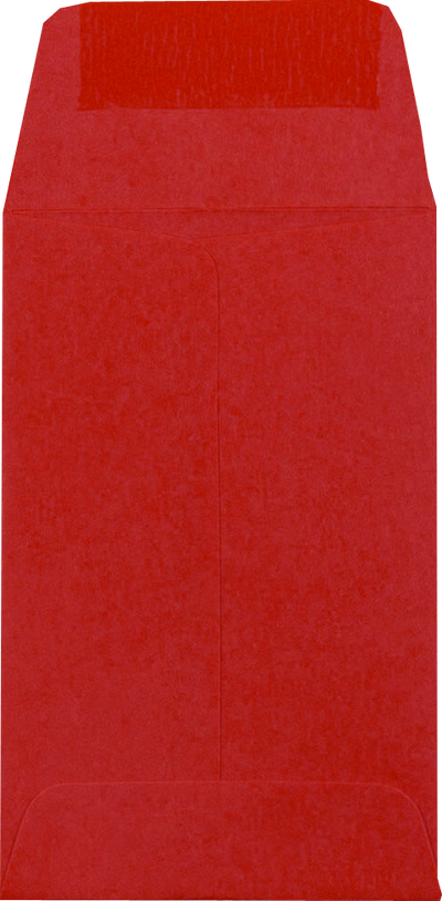 Red 24lb #1 Coin Envelopes (2 1/4 x 3 1/2)