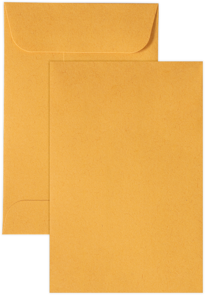 Brown Kraft 28lb #4 Coin Envelopes (3 x 4 1/2)