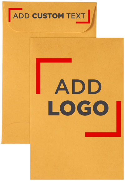 Brown Kraft 28lb #4 Coin Envelopes (3 x 4 1/2)