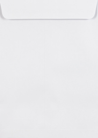 White 28lb 7 1/2 x 10 1/2 Open End Envelopes with Peel & Seal