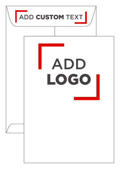 White 28lb 7 1/2 x 10 1/2 Open End Envelopes with Peel & Seal