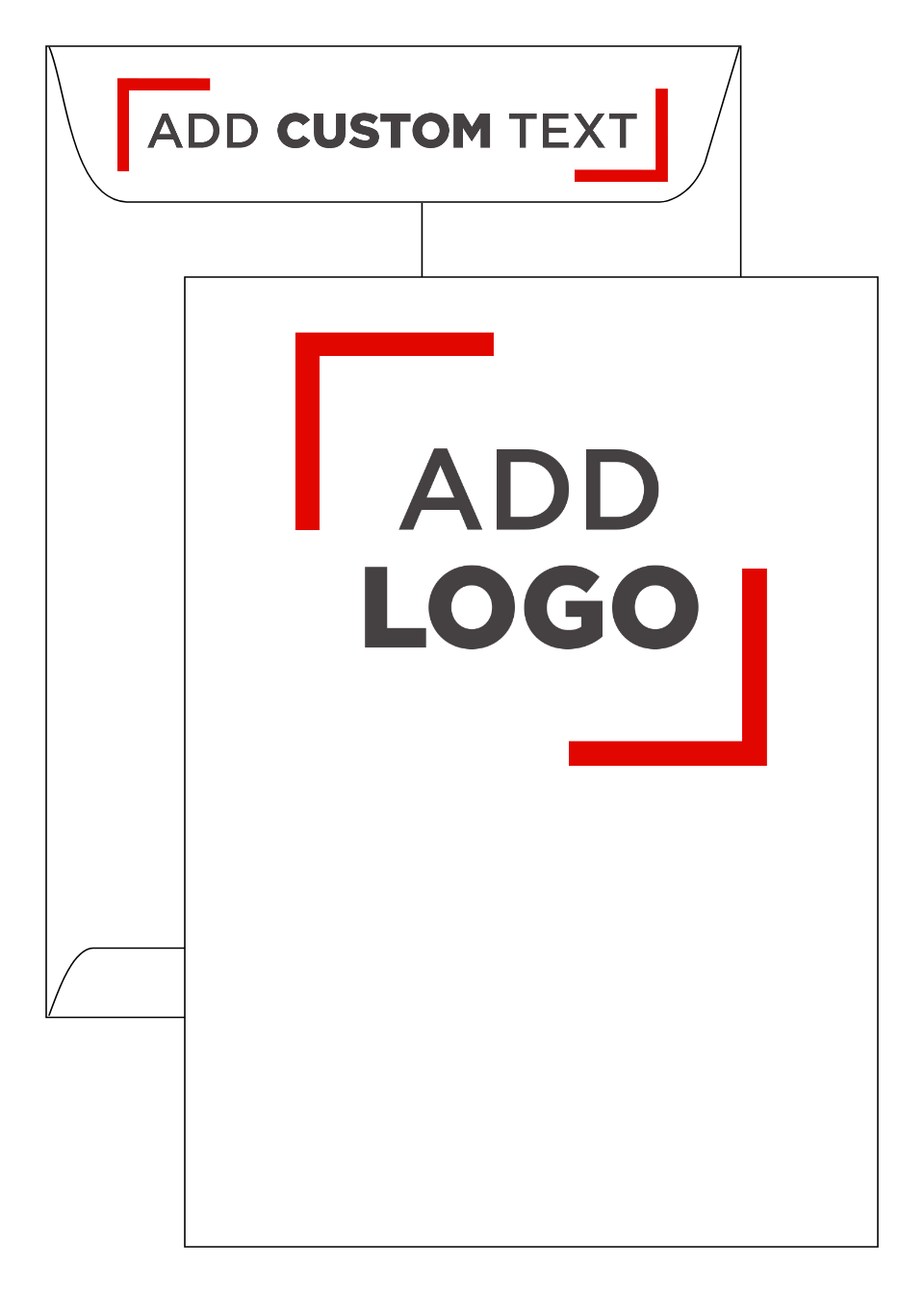 White 28lb 7 1/2 x 10 1/2 Open End Envelopes with Peel & Seal