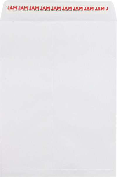 White 28lb 9 x 12 Open End Envelopes with Peel & Seal