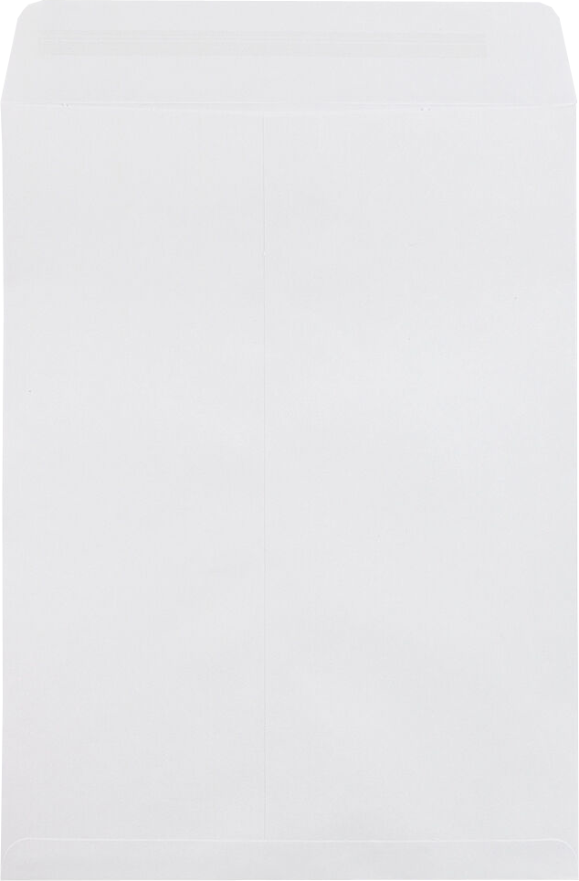 White 28lb 9 x 12 Open End Envelopes with Peel & Seal