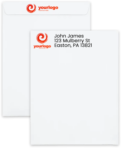 White 28lb 10 x 13 Open End Envelopes with Peel & Seal