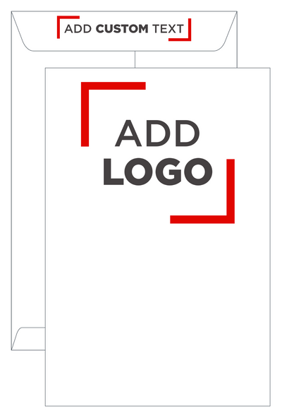 White 28lb 10 x 15 Open End Envelopes with Peel & Seal