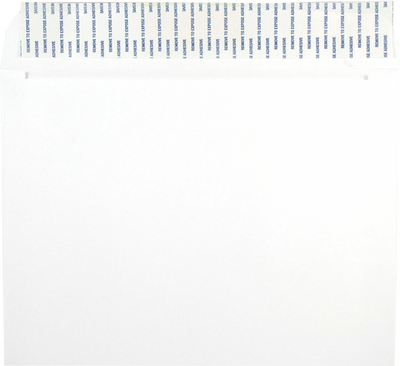 White 28lb 9 x 12 Booklet Envelopes with Peel & Seal