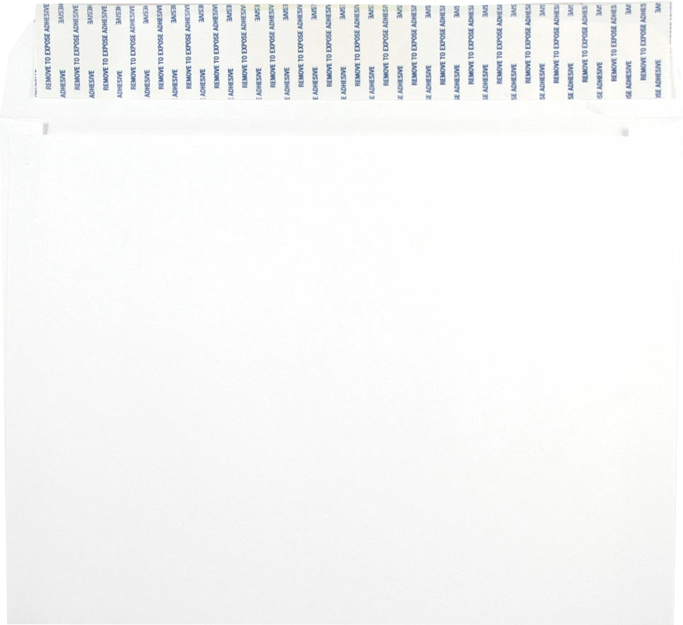 White 28lb 9 x 12 Booklet Envelopes with Peel & Seal